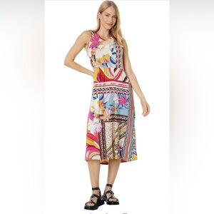 Johnny Was Rachel May Easy Fit Tank Bamboo Dress size Medium